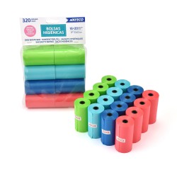 SCENTED HYGIENIC BAGS 16 ROLLS