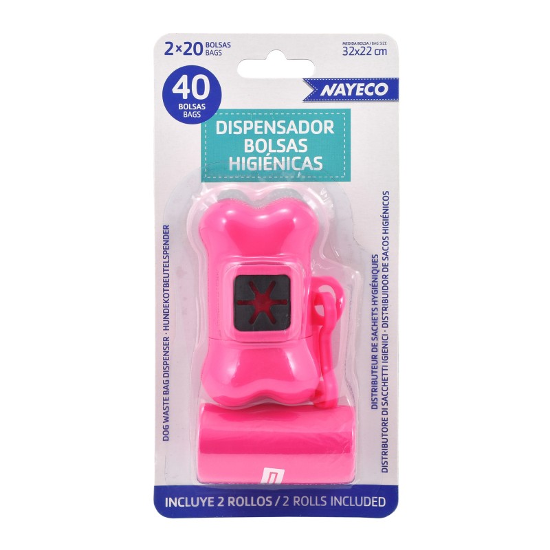 DISPENSADOR DE SACOS HIGIÉNICOS