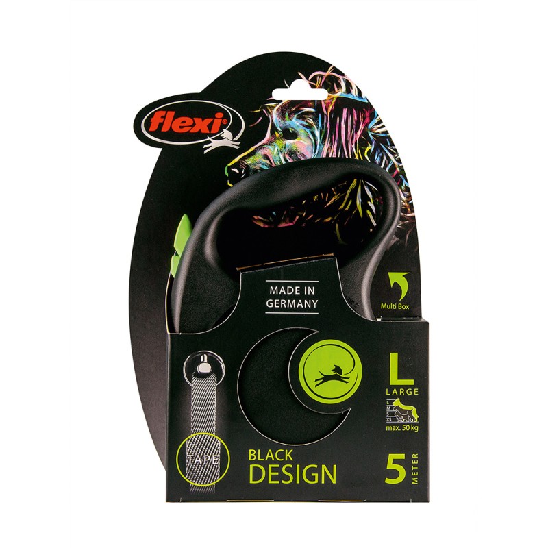 FLEXI-BLACK-BANDE LAISSE