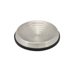 STAINLESS STEEL TEXTURIZED CAT FEEDER