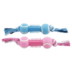 TUBE 2 BALLES DE TENNIS EN CORDE BICOLORE