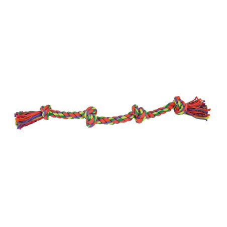 COTTON DENTAL ROPE WITH FOUR KNOTS