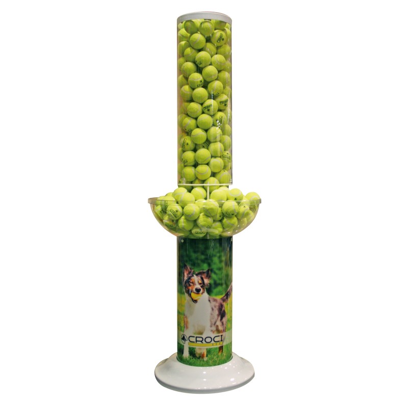 DISPLAY FOR TENNIS BALLS WITH SOUND