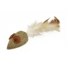CATNIP MOUSE WITH FEATHER