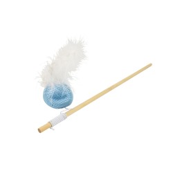 SPHERE DISC WITH FEATHER ON STICK
