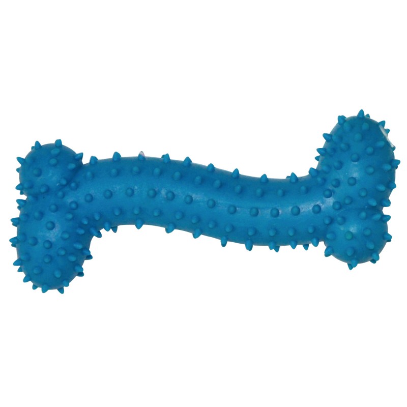 MINI HUESO DE GOMA CON PINCHOS