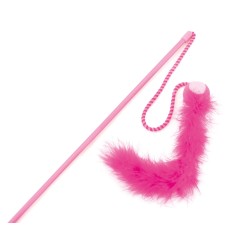 STICK WITH TENNIS BALL AND FEATHER