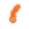 POLKA DOT BALL WITH FEATHER