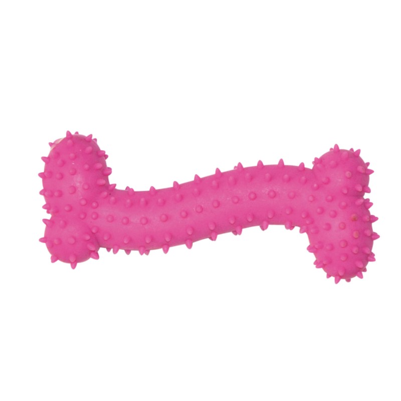 MINI OSSO DE BORRACHA COM PICOS