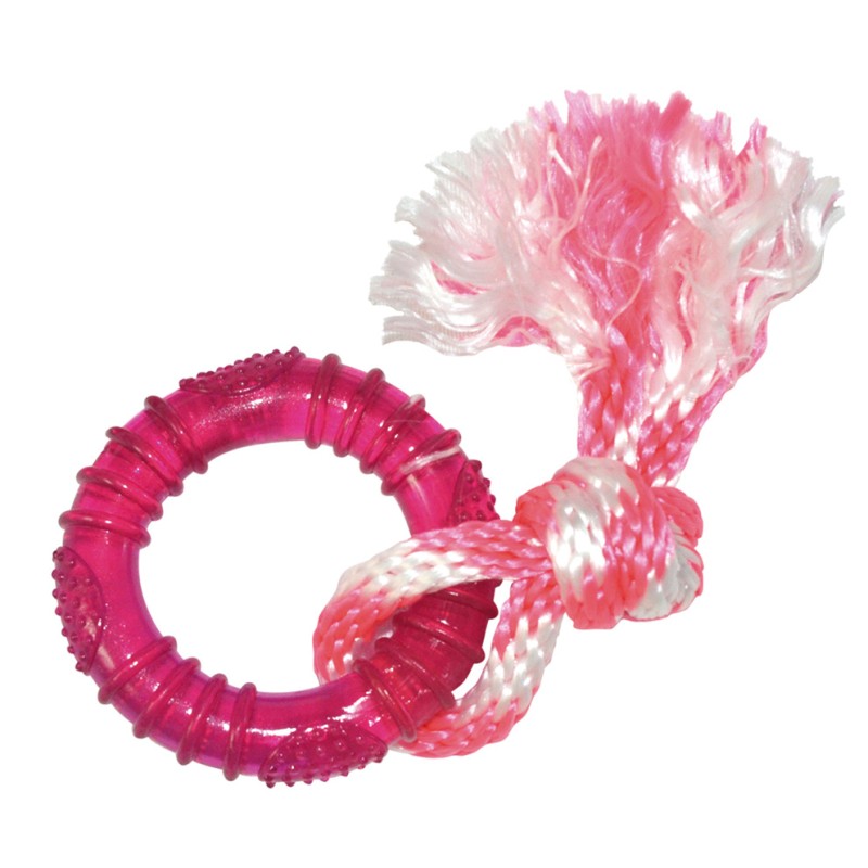 MINI TPR SPIKY HOOP WITH ROPE