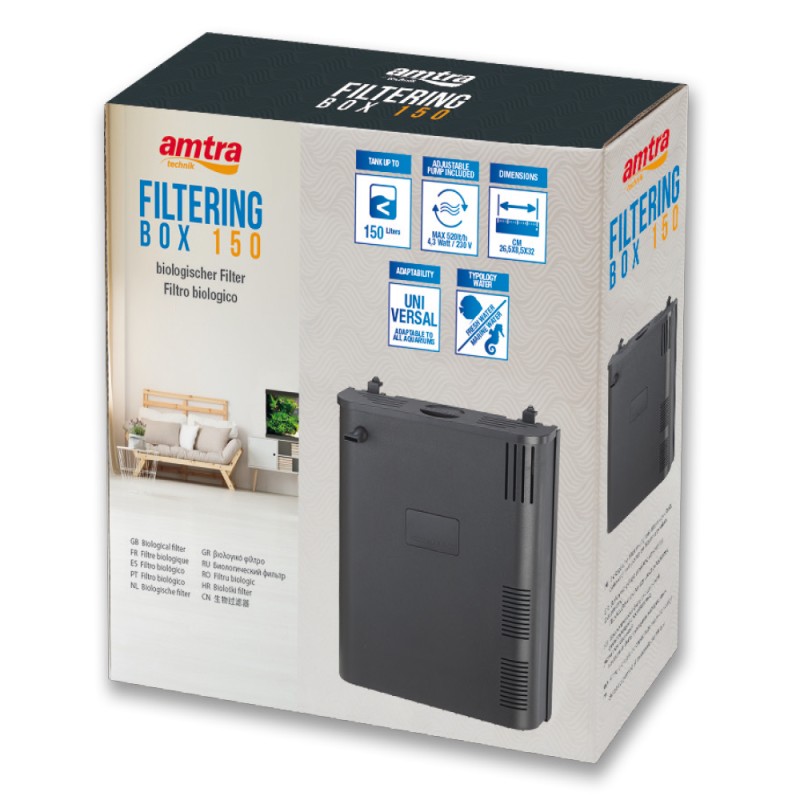 AMTRA FILTRO BLACK BOX 150 COMPLETO