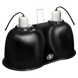 SUPPORT DE LAMPE DOUBLE COMBO DÔME PROFOND