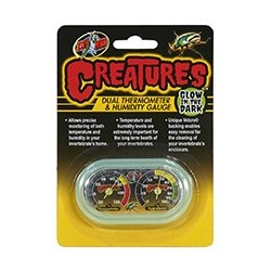CREATURES DUAL ANALOG THERMOMETER-HYGROMETER