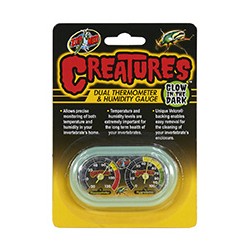 CREATURES DUAL ANALOGES THERMOMETER/HYGROMETER
