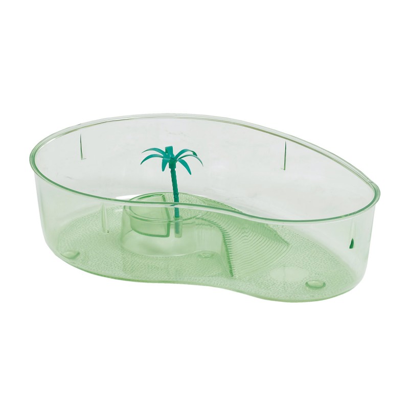 BASSIN POUR TORTUES AVEC PALMIER COULEURS ASSORTIES