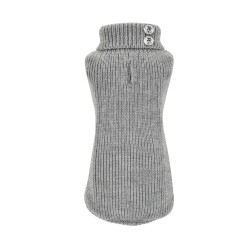 SWEATER GRAY BUTTON