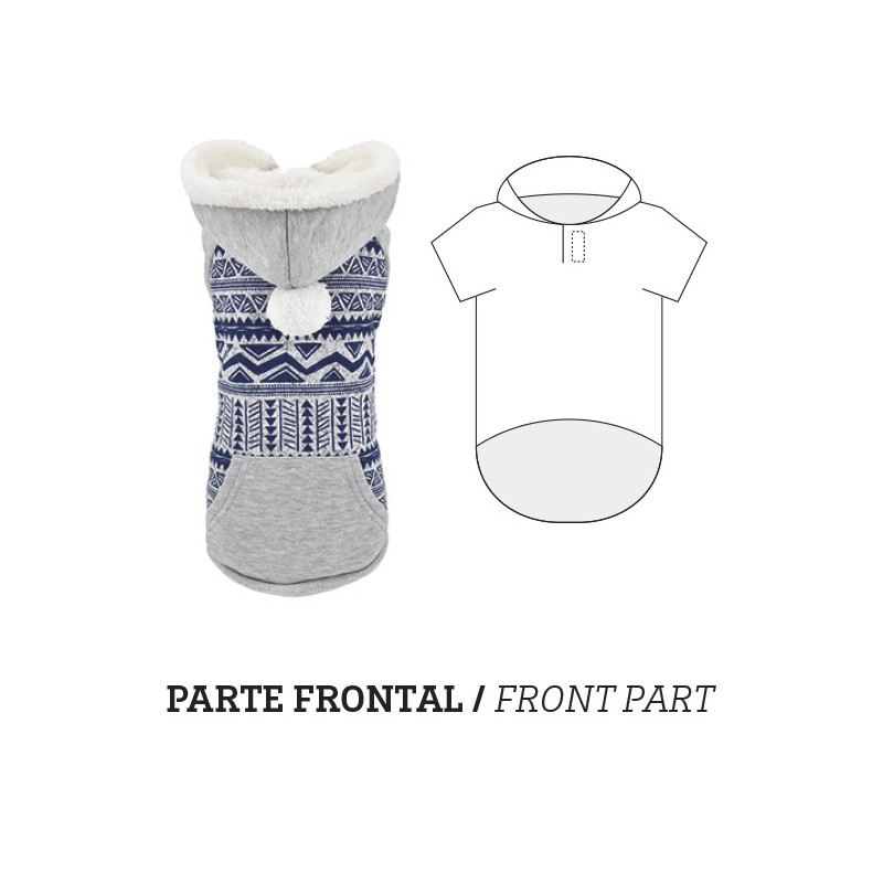 SWEAT-SHIRT À CAPUCHE AVEC POLAIRE LITHOS