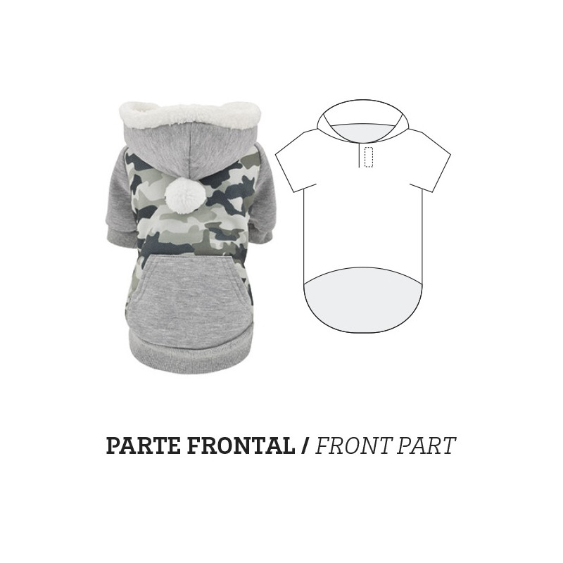 HOODIE COM CAPUZ CAMUFLADO