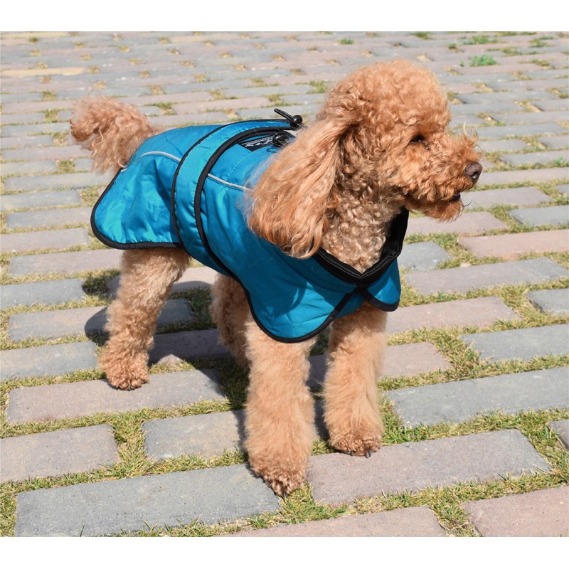 IMPERMEABLE CON FORRO POLAR TORMENTA PERFECTA SIN PATAS AZUL