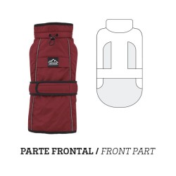 REGENBEKLEIDUNG MIT FLEECE PERFEKTER STURM OHNE BEINE ROT 2