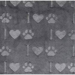 COUVERTURE I LOVE PAWS