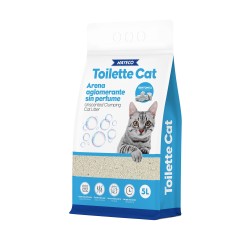 TOILETTE CAT ARENA AGLOMERANTE BENTONITA SIN PERFU 2