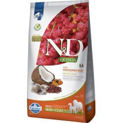N&D DOG QUINOA SKIN & COAT ARENQUE ADULT MEDMAXI 7KG