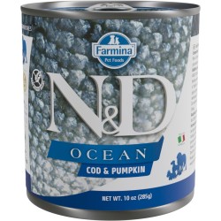 N&D DOG OCEAN BACALAO & CALABAZA 285GR