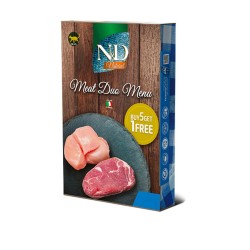 N&D CAT NATURAL CARNE DUO MENU 6pcs.
