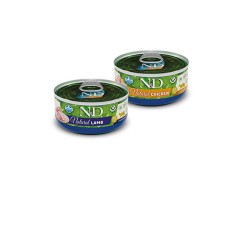 N&D CAT NATURAL CARNE DUO MENU 6pcs. 2