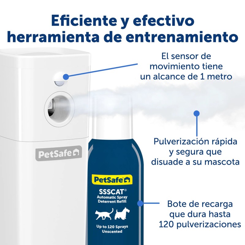 SPRAY RÉPULSIF AUTOMATIQUE POUR ANIMAUX DOMESTIQUES SSSCAT