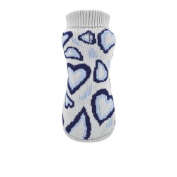 STRICKPULLOVER POP LOVE AZUL