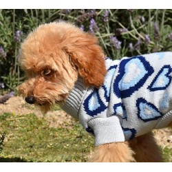 MAGLIONE POP LOVE BLU 2