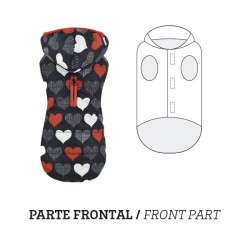 CHAQUETA CON CAPUCHA DARK LOVE 2