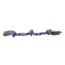 COTTON DENTAL ROPE WITH THREE KNOTS