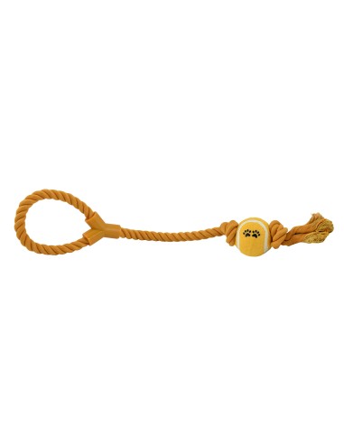 CORDA DENTALE CON PALLA E MANICO - 50cm