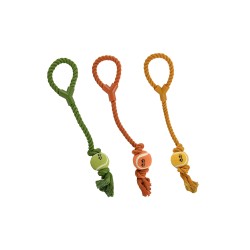 CUERDA DENTAL CON PELOTA Y ASA- 50cm