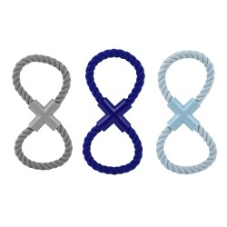 CORDA IN COTONE A FORMA DI OTTO