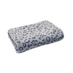 MANTA ANIMAL PRINT AZUL