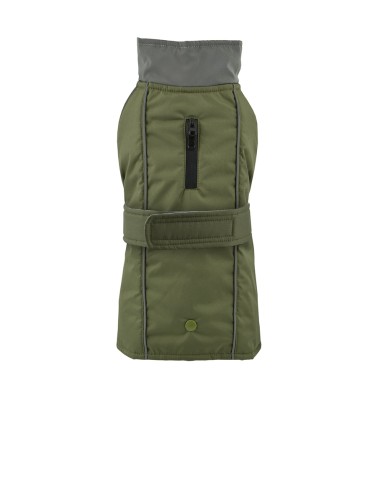 FOREST GREEN RAINCOAT WITH REMOVABLE LINING