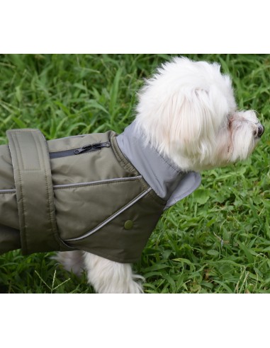 IMPERMEABLE VERDE-FOREST CON FORRO EXTRAIBLE