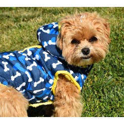 VESTE À CAPUCHE CAMOUFLAGE BLEU 2