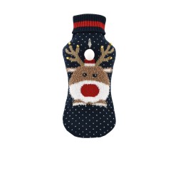 MOOSE KNITTED JERSEY WITH RATTLESNAKE