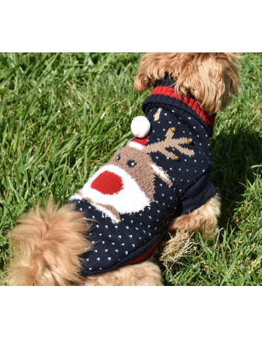 MOOSE KNITTED JERSEY WITH RATTLESNAKE