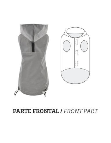 CHUBASQUERO CON CAPUCHA REFLECTANTE SPORT