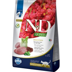 N&D CAT QUINOA DIGESTION CORDERO ADULT 2