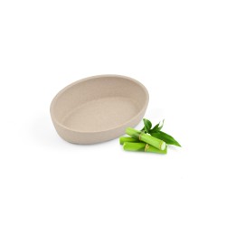COMEDERO GATO BAMBU OVAL
